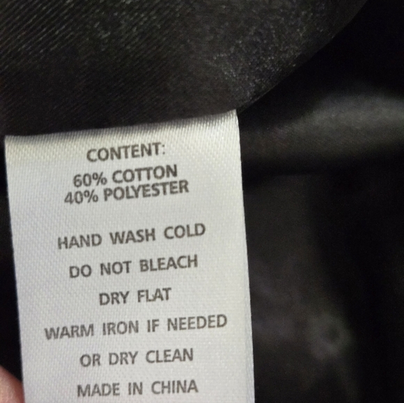 KNITTED DOVE ANTHROPOLOGIE Back and Red Cotton Lined Coat. Size Med - Picture 10 of 13